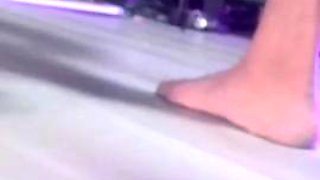 Slim Petite Ebony Milf Feet and Pussy