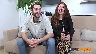 Lovely Young Couple Makes Their Porn Debut With Creampie! Cloe And Michel