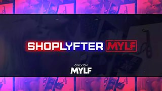 Danny Steele and her stepdaughter get frisky in the back office for a deep-dicking search