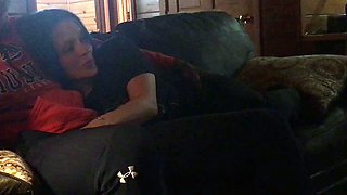 Amateur brunette doggystyle fucks a big cock