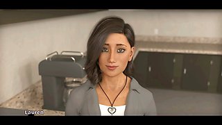 Blessed woman in a wild 3D anime scene with MissKitty2K