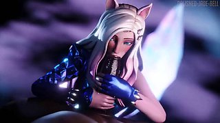 League of Legends - KDA Ahri Compilation Part 1 2023 Animations with Sounds