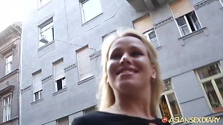 Hot Russian Blonde Fucked In The Ass! On Asian Sex Diary