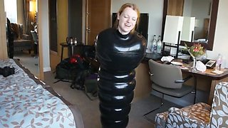 Latex inflatable sack estim