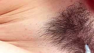 Fucked My Stepsis and Cum on Her Hairy Pussy.