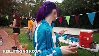 A hot couple warms up before a workout by fucking deep and hard