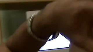 Laura drinks her creampie off of a dinner plate