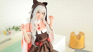 Japanese starlet with small boobs looking extra cute