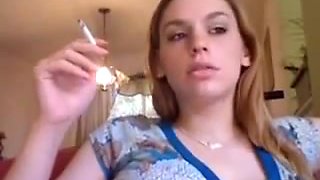 Sexy Girl Smoking