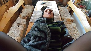 Blow-job, Fuck and Cum Playing with My Impotent Husband Friends While Wearing a Fur Coat Ep 240