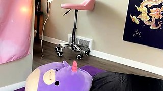 Amateur striptease and Solo masturbation