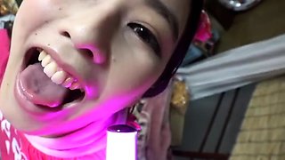 Amateur asian stepsister teen