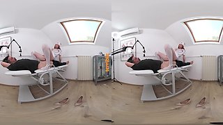 Pale Ginger Nurse Gets A Real Dick - Voyeur