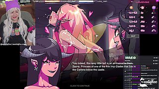 Playing H Games and enjoying some solo fun with cute Asian gamer girl ExotiqFox