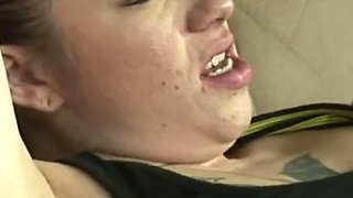 Tattooed sluts strapon fun