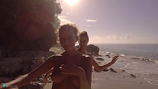 Incredible bimbos naked yoga