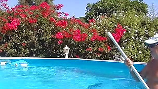 Meg and the Pool Cleaner