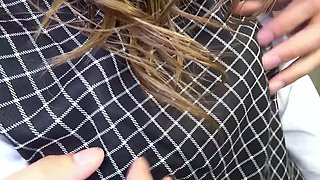 Japanese Teen seduce to First Creampie Casting Fuck