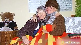 OmaPasS Big Natural Jugs Played by Lesbians