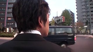 Exotic Japanese model in Horny Bus, Public JAV video