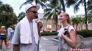 Hot Miami Amateur chick takes a big ole cock!! by HushPass: Big Tits, Blowjob  Babe Porn