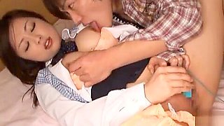 A Messy Creampie For Yura Aikawa After A CFNM Fucking
