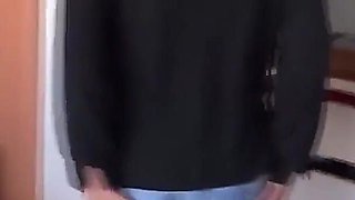 Standing up I Start Touching My Pussy Watching Them Jerk off in Front of Me