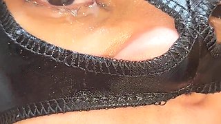 3 Months Pregnant Woman Testing New Long Vibrator and Getting Cumshot in Her Eye at the End