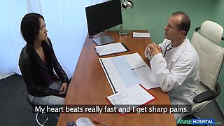 Faux clinic - doctor love fucking a hot russian in his office