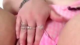 LunaMoongirl - Striptease and XL Dildo in Close-Up