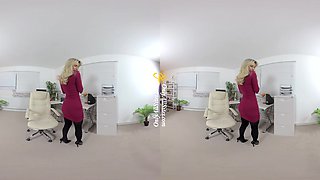 Natasha Anastasia - Busty Blonde Babe Pornstar Stripping Our Of Her Red Dress