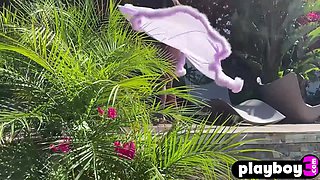 Steamy posing and hard core masturbation