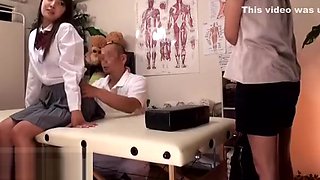Japanese 18yo schoolgirl massage unexpected end