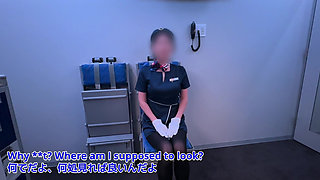 Flight Attendant and Airplane Sex She Makes Me Erect Over and Over Again Until I'm on the Verge of Ejaculation