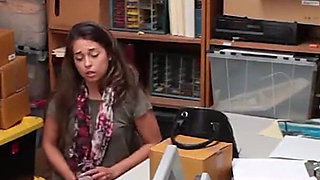 If She Didn't Want Him to Cum Inside Her Tight Pussy, She Wouldn't Have Shoplift