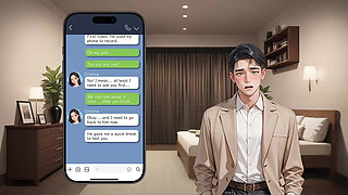 She Sends Her BF Videos of Her with Bwc - Ntr"d by Friend Nts Route #19 Animated Ai Porn Game