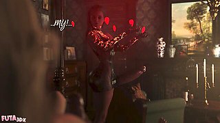 Futa3DX featuring wench's brunette action