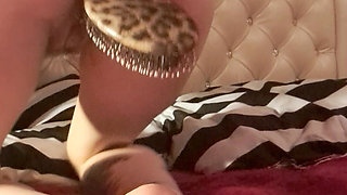 Anal Fisting with Hairbrush, Shoe & Gape