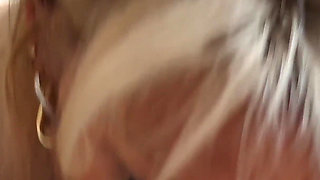 Canadian GILF Sucks Black Dick and Gets Cum on Tits
