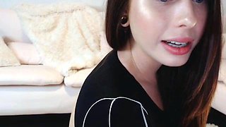 Small titted blonde stimulates herself with toy