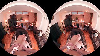 Beautiful Kawaii hussy thrilling VR sex video