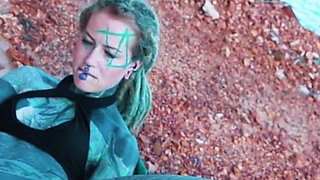 I Masturbate Outside My Anal Hole with Dildo Until I Need to Pee