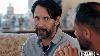 Hispanic and redhead teenage fucks stepdads