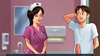 Summertimesaga Pervert Nurse Blowjob (asmr) - Part 127