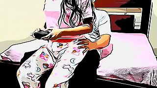 Step Niece Wants Me To Teach Her Video Games - Ends Up Riding My Cock - Cartoon Family Fun