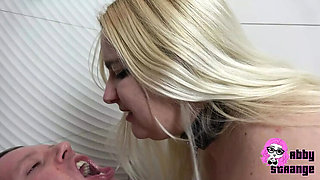 German BBW Abby Strange Pee Show - Big Tits, Piss Play & Curvy MILF