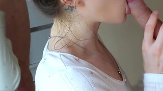 I Love You, My Sb, but Your Dick Is Too Big for My Tight Pussy, so You Can Just Rub Your Dick Against Her a Little!