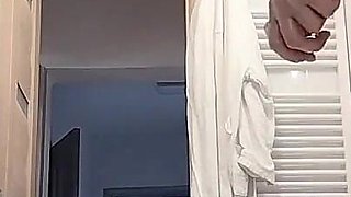 Latina with Big Ass, Hairy Pussy, Big Tits, Big Ass. Horny MILF Strips and Masturbates with Moans.