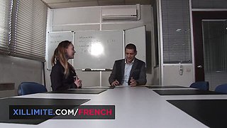 Small boobs video with promiscuous Tiffany Leiddi from French Girls At Work