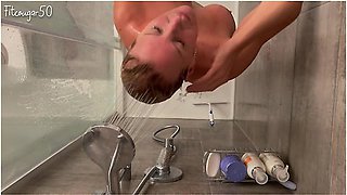 Shower Cam Washing Myself - Bianca Fitcougar